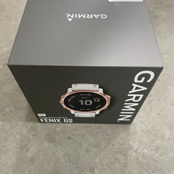 Garmin fenix 6S Pro - Rose gold with white band - Picture 3 of 8